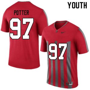 Youth Ohio State Buckeyes #97 Noah Potter Throwback Nike NCAA College Football Jersey Discount EPU1644SY